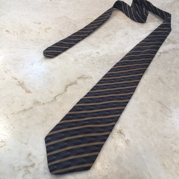 DKNY SILK TIE, - Picture 4 of 8
